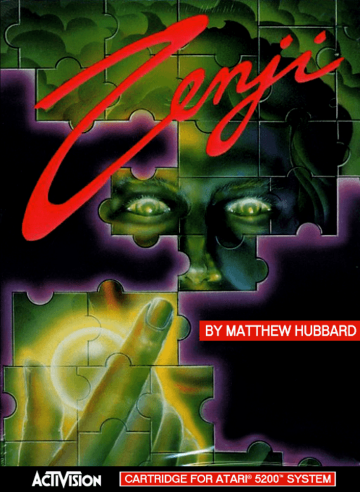 Zenji box art for Atari 5200